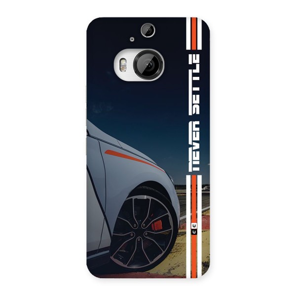 Never Settle SuperCar Back Case for HTC One M9 Plus