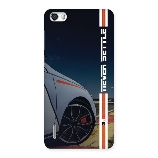 Never Settle SuperCar Back Case for Honor 6