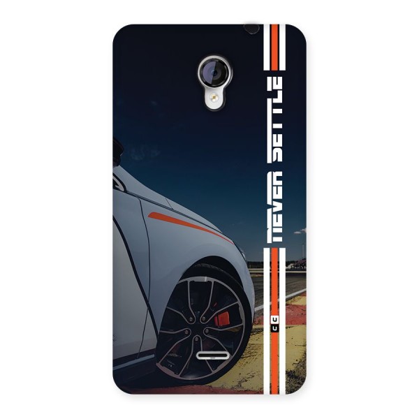 Never Settle SuperCar Back Case for Unite 2 A106