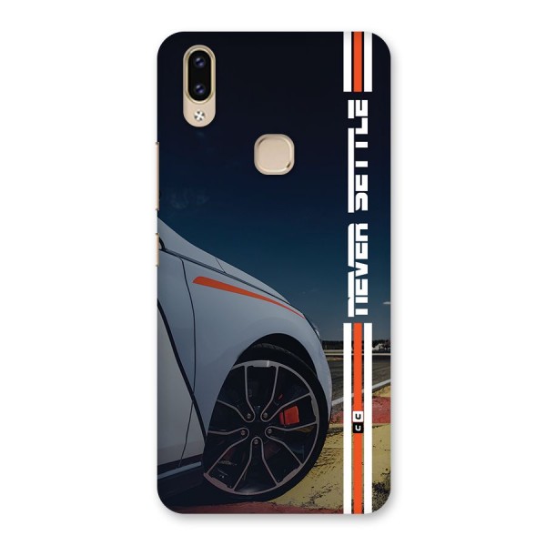 Never Settle SuperCar Back Case for Vivo V9