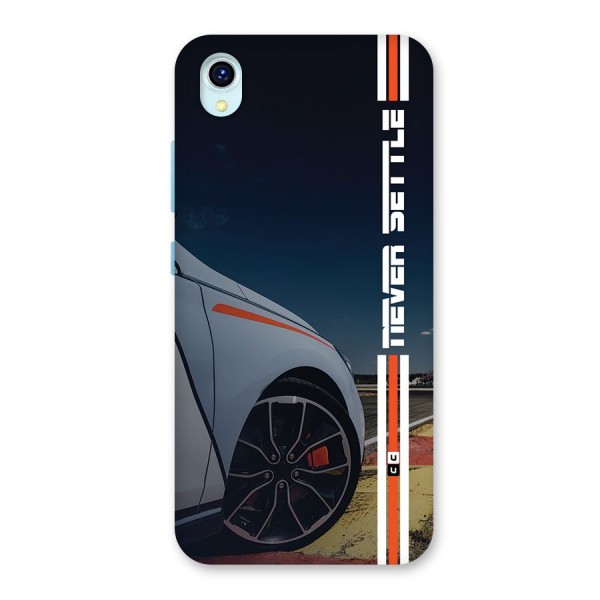 Never Settle SuperCar Back Case for Vivo Y1s