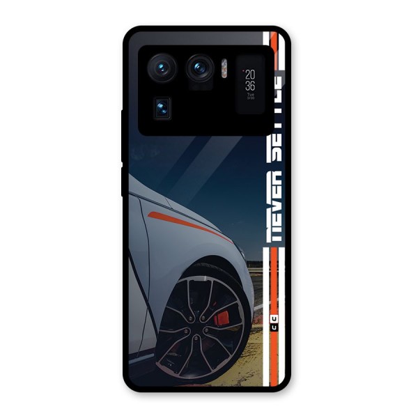 Never Settle SuperCar Glass Back Case for Mi 11 Ultra