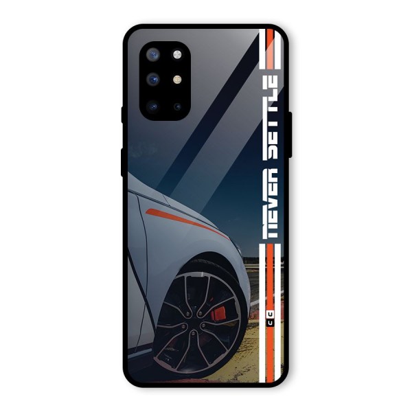 Never Settle SuperCar Glass Back Case for OnePlus 8T