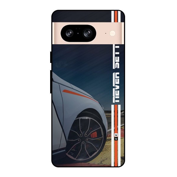 Never Settle SuperCar Metal Back Case for Google Pixel 8