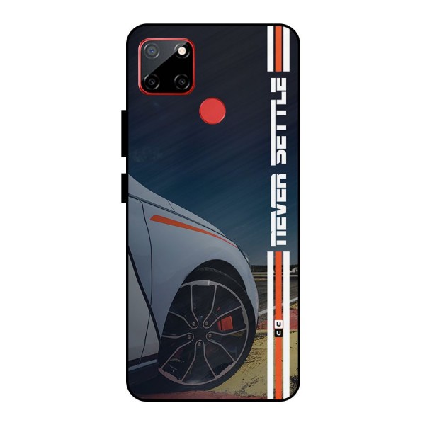 Never Settle SuperCar Metal Back Case for Realme C12