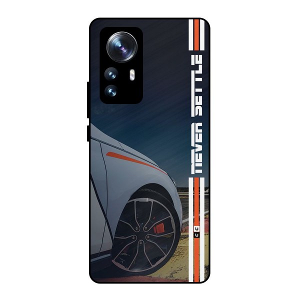 Never Settle SuperCar Metal Back Case for Xiaomi 12 Pro