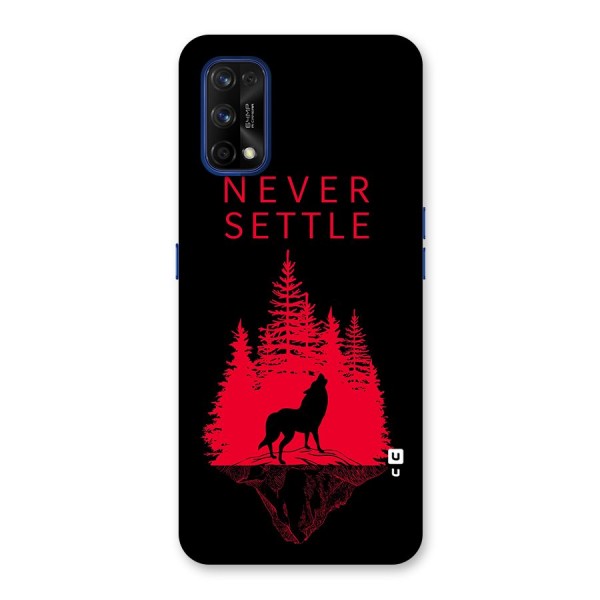 Never Settle Wolf Back Case for Realme 7 Pro