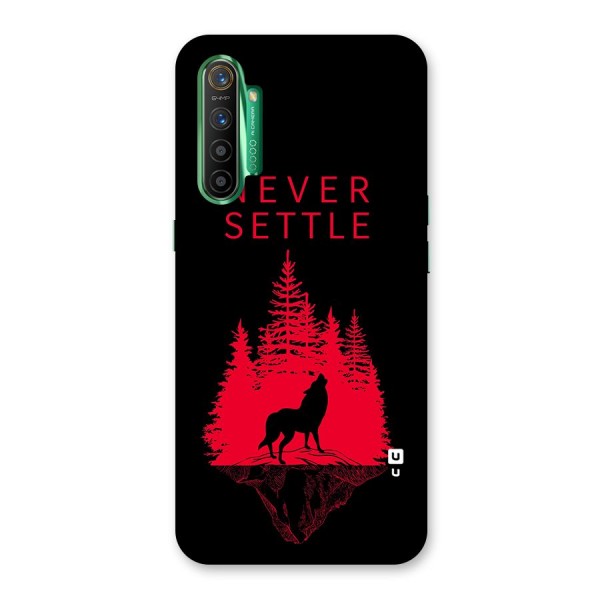 Never Settle Wolf Back Case for Realme X2