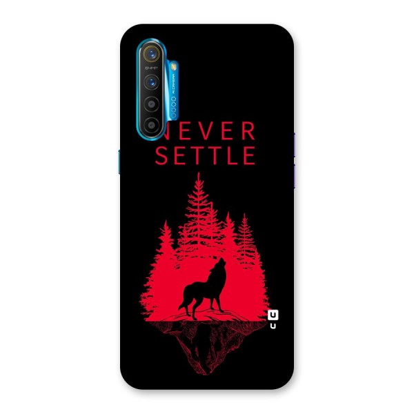 Never Settle Wolf Back Case for Realme XT