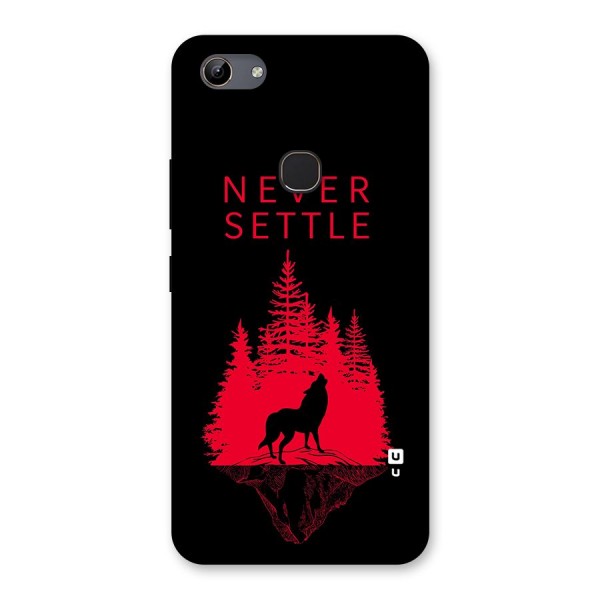 Never Settle Wolf Back Case for Vivo Y81