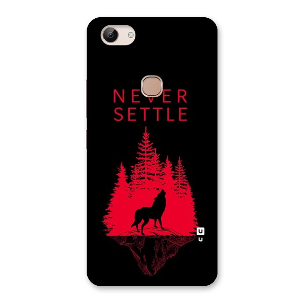 Never Settle Wolf Back Case for Vivo Y83