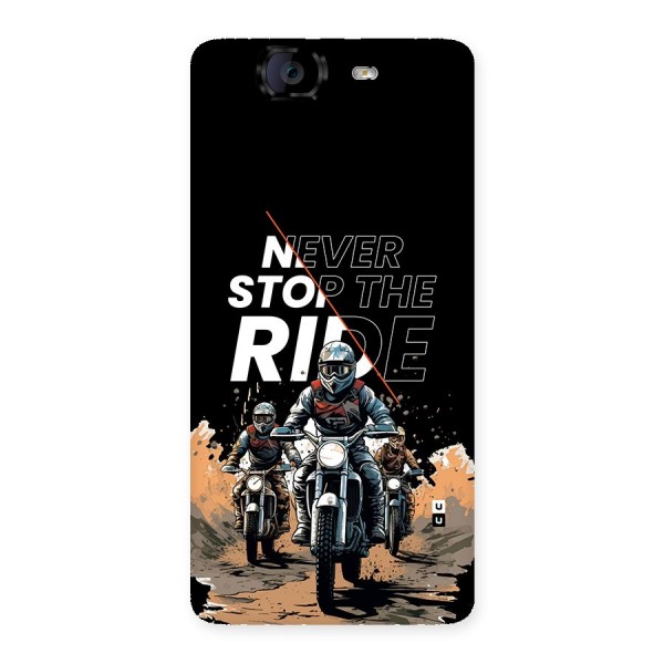 Never Stop ride Back Case for Canvas Knight A350