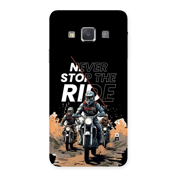 Never Stop ride Back Case for Galaxy A3