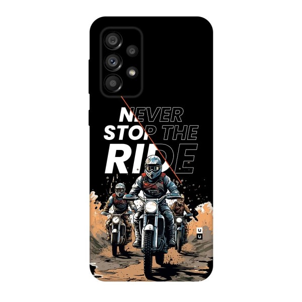 Never Stop ride Back Case for Galaxy A73 5G