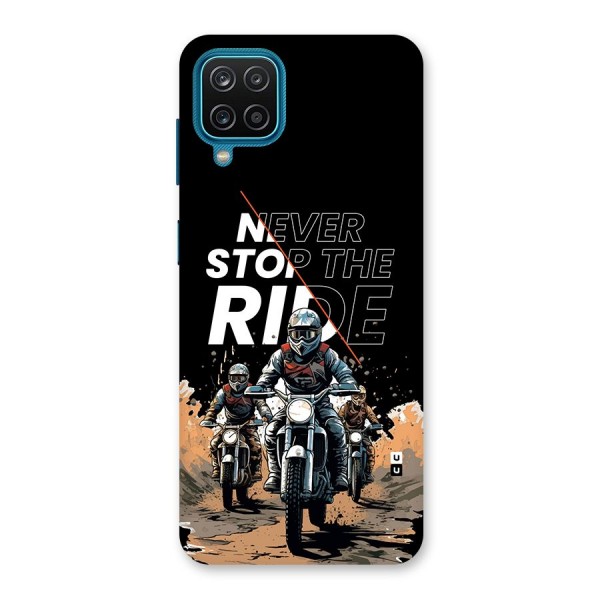 Never Stop ride Back Case for Galaxy F12