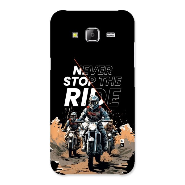 Never Stop ride Back Case for Galaxy J5