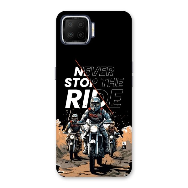 Never Stop ride Back Case for Oppo F17