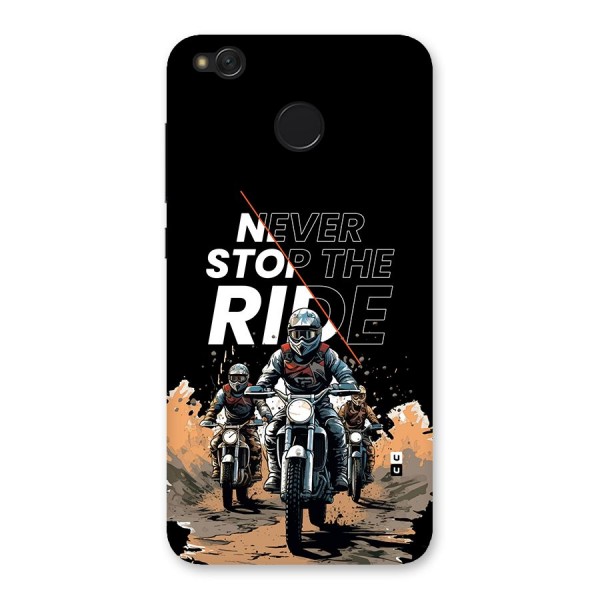 Never Stop ride Back Case for Redmi 4