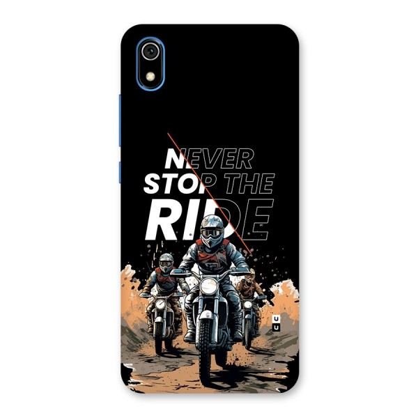 Never Stop ride Back Case for Redmi 7A