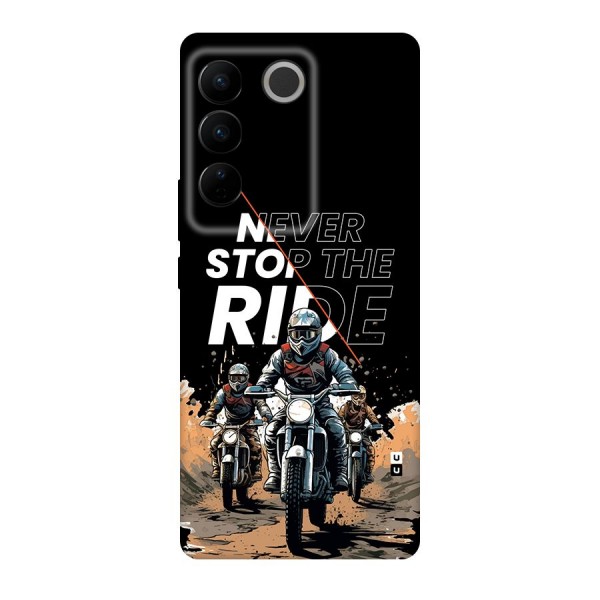 Never Stop ride Back Case for Vivo V27