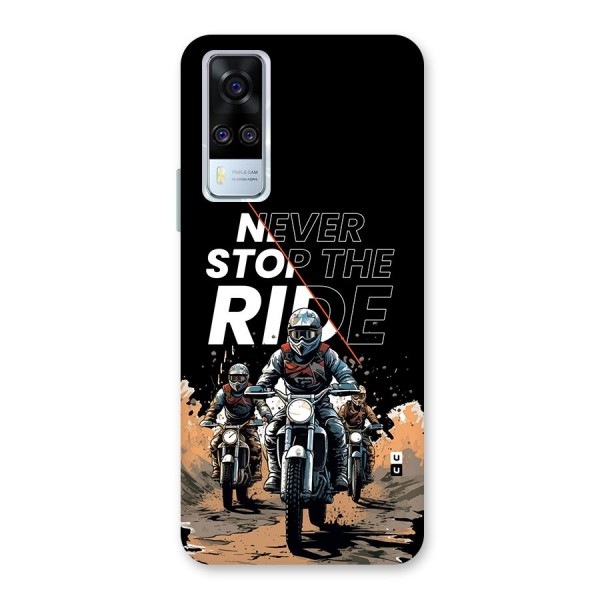 Never Stop ride Back Case for Vivo Y51