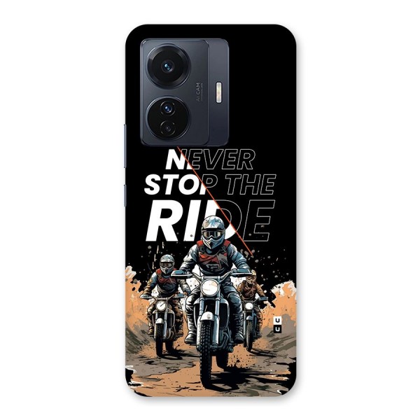 Never Stop ride Back Case for Vivo iQOO Z6 Pro