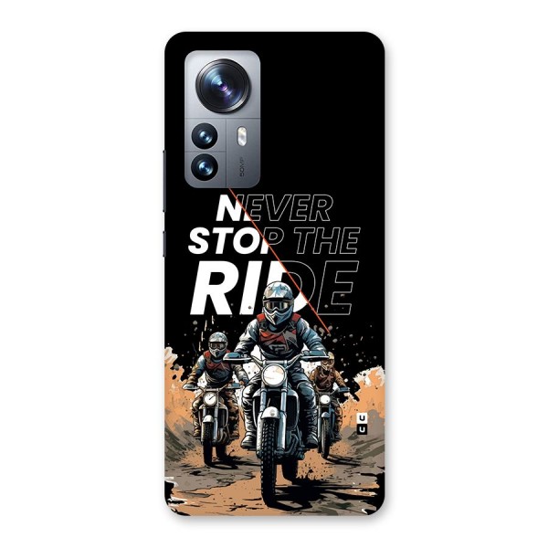 Never Stop ride Back Case for Xiaomi 12 Pro