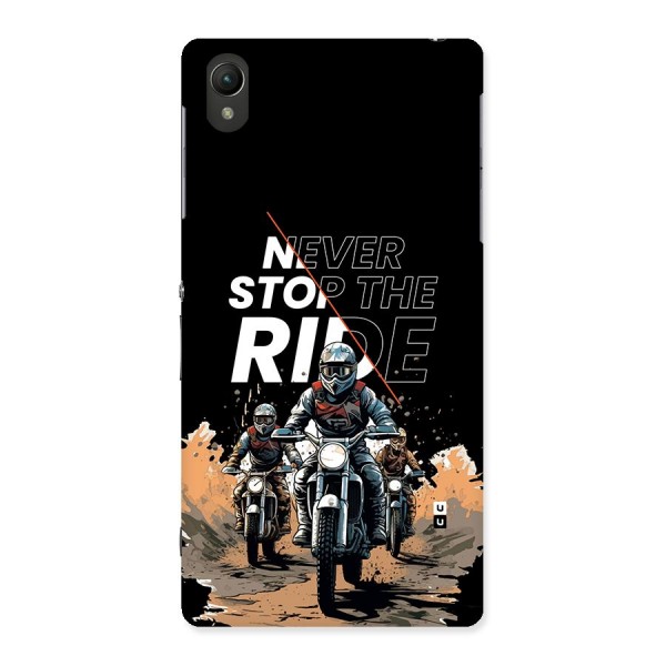 Never Stop ride Back Case for Xperia Z2