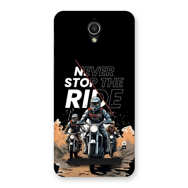 Never Stop ride Back Case for Zenfone Go