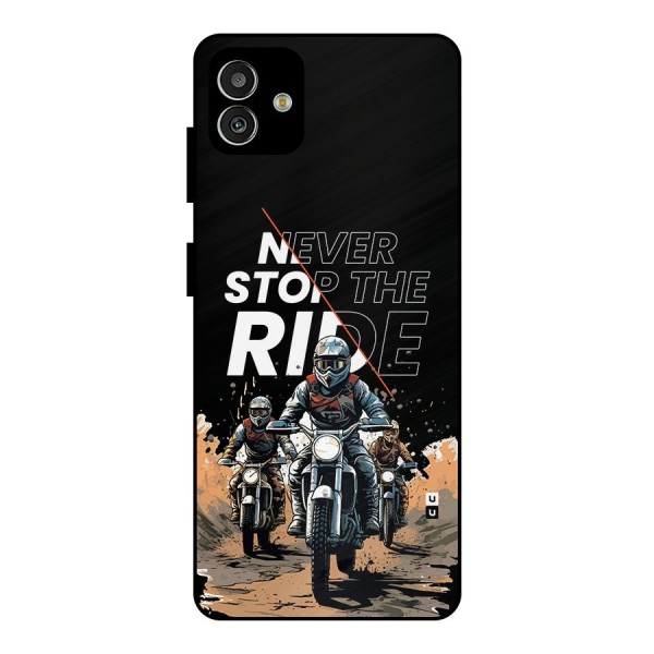 Never Stop ride Metal Back Case for Galaxy M13 5G