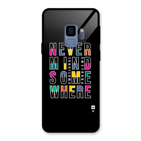 Nevermind Somewhere Glass Back Case for Galaxy S9