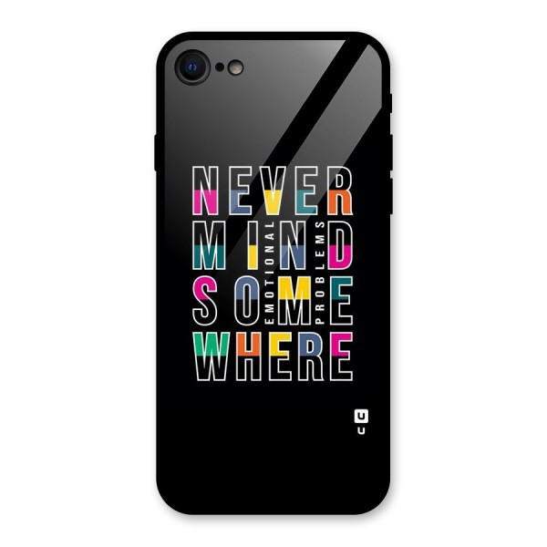 Nevermind Somewhere Glass Back Case for iPhone 8