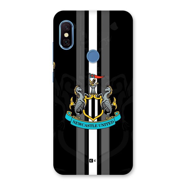 New Castle United Back Case for Redmi Note 6 Pro