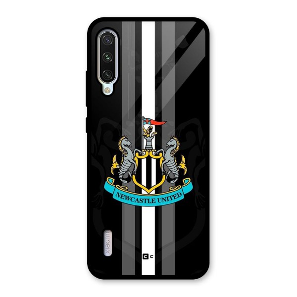 New Castle United Glass Back Case for Mi A3