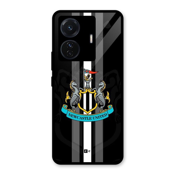 New Castle United Glass Back Case for Vivo T1 Pro