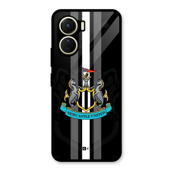 New Castle United Glass Back Case for Vivo Y16