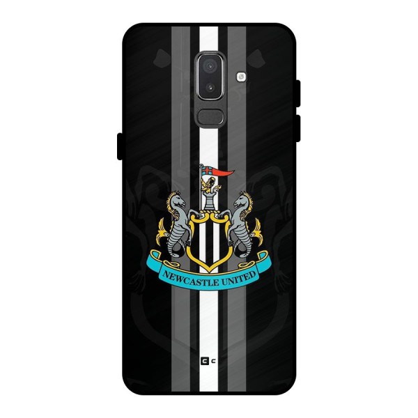 New Castle United Metal Back Case for Galaxy On8 (2018)