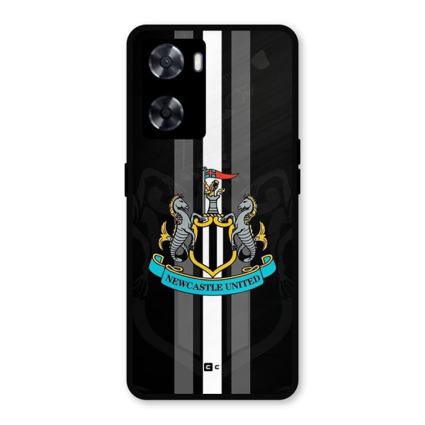 New Castle United Metal Back Case for Oppo A77