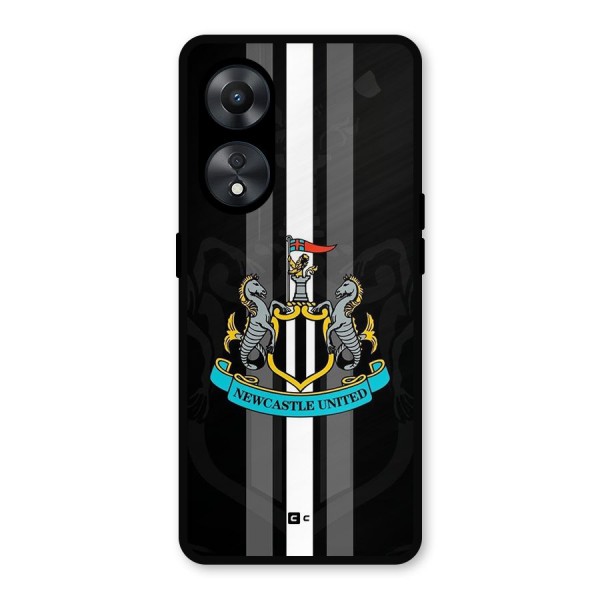 New Castle United Metal Back Case for Oppo A78