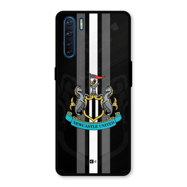 New Castle United Metal Back Case for Oppo F15