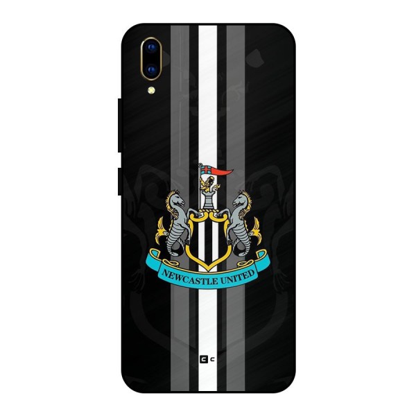 New Castle United Metal Back Case for Vivo V11 Pro