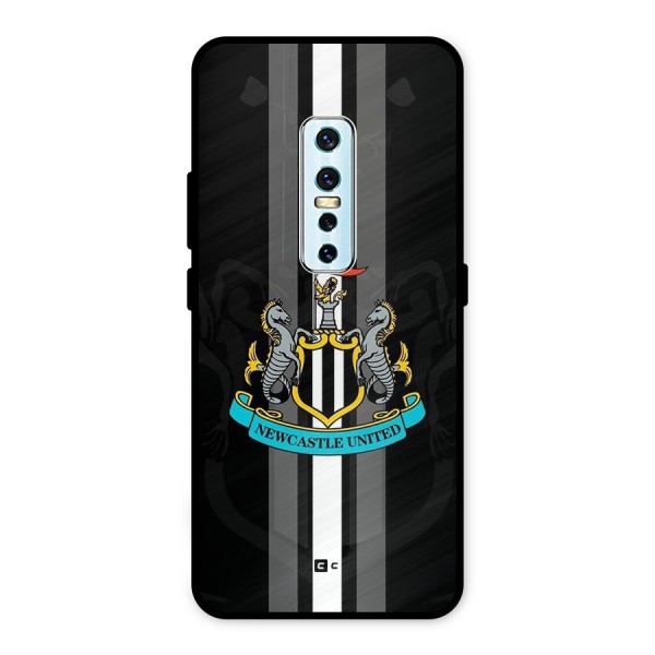 New Castle United Metal Back Case for Vivo V17 Pro