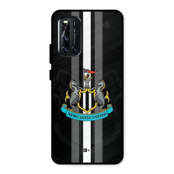 New Castle United Metal Back Case for Vivo V19