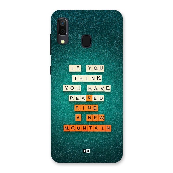 New Mountain Back Case for Galaxy A30