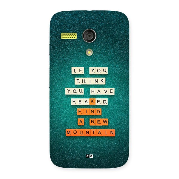 New Mountain Back Case for Moto G