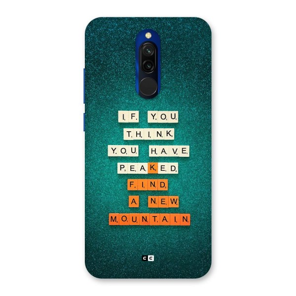 New Mountain Back Case for Redmi 8