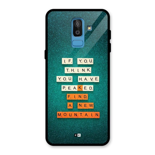 New Mountain Glass Back Case for Galaxy J8