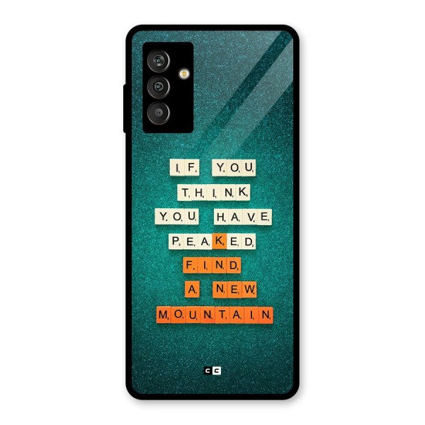 New Mountain Glass Back Case for Galaxy M13