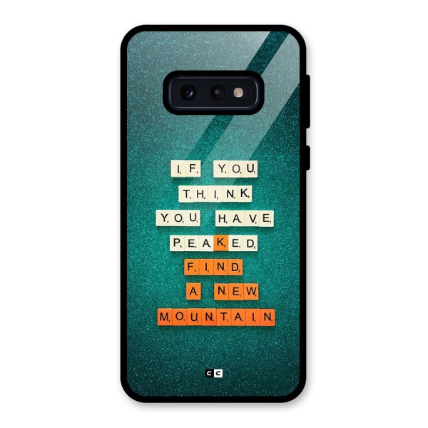 New Mountain Glass Back Case for Galaxy S10e