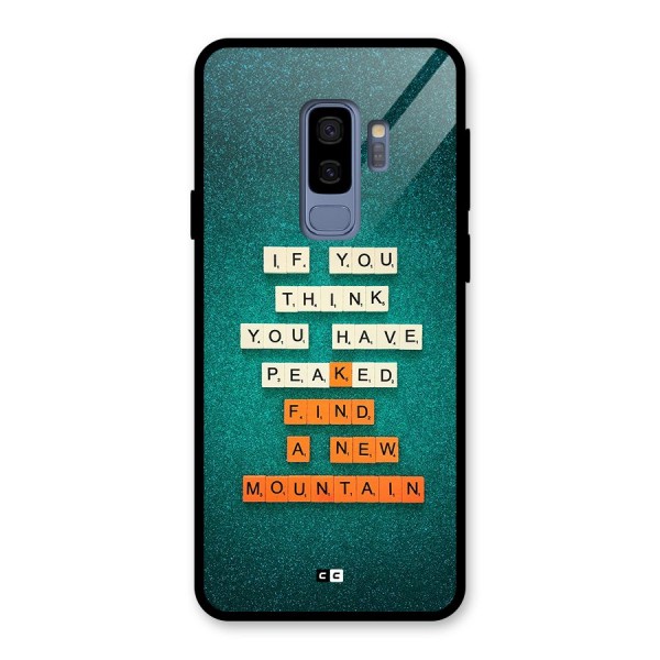 New Mountain Glass Back Case for Galaxy S9 Plus